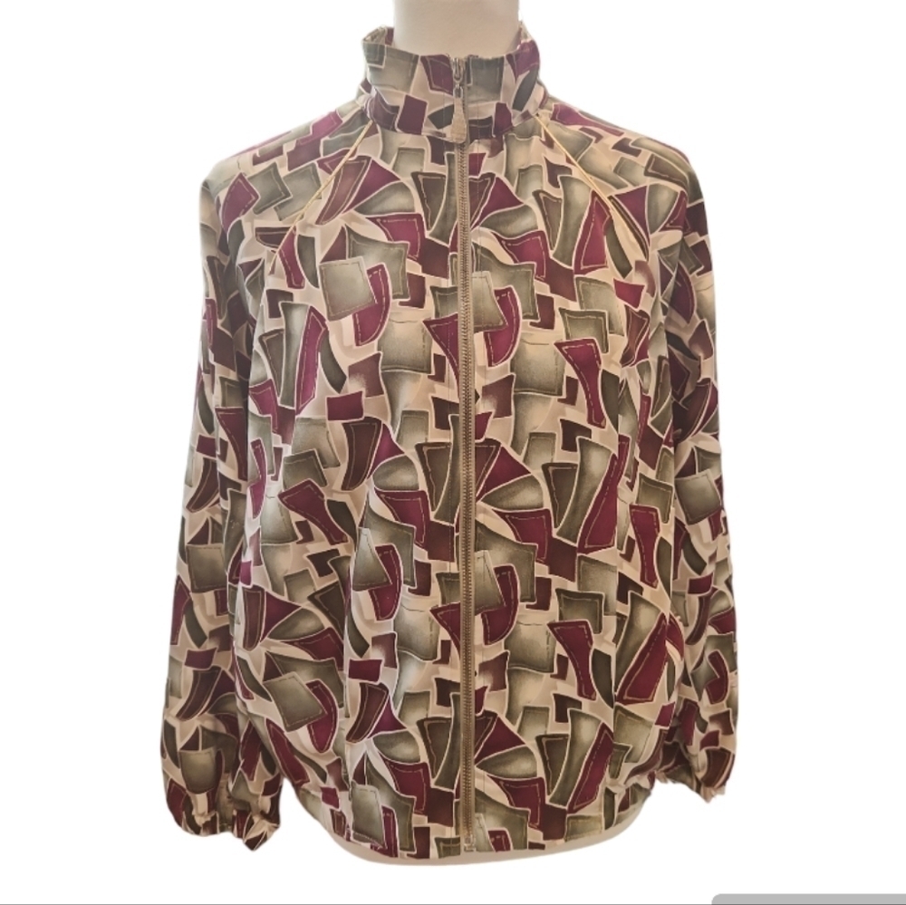 90s Bomber jacket abstract By Teddi